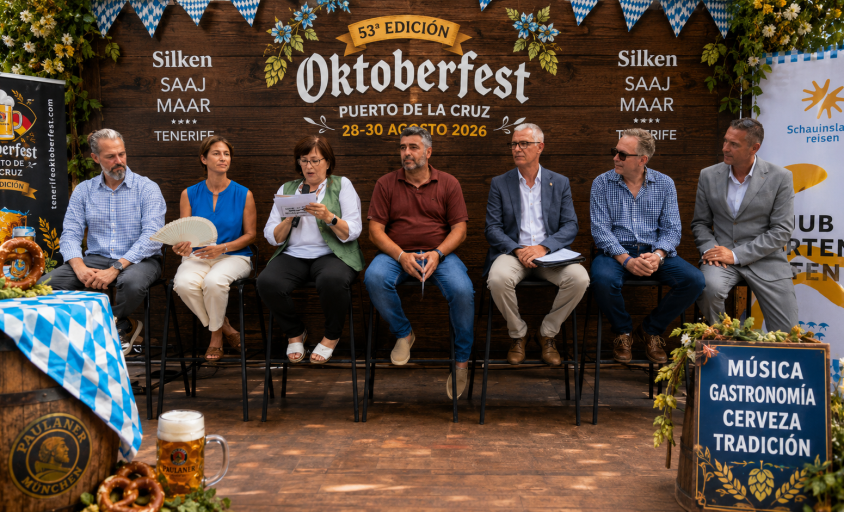 Presentación de la Semana Bávara Puerto de la Cruz 2026 y Oktoberfest
